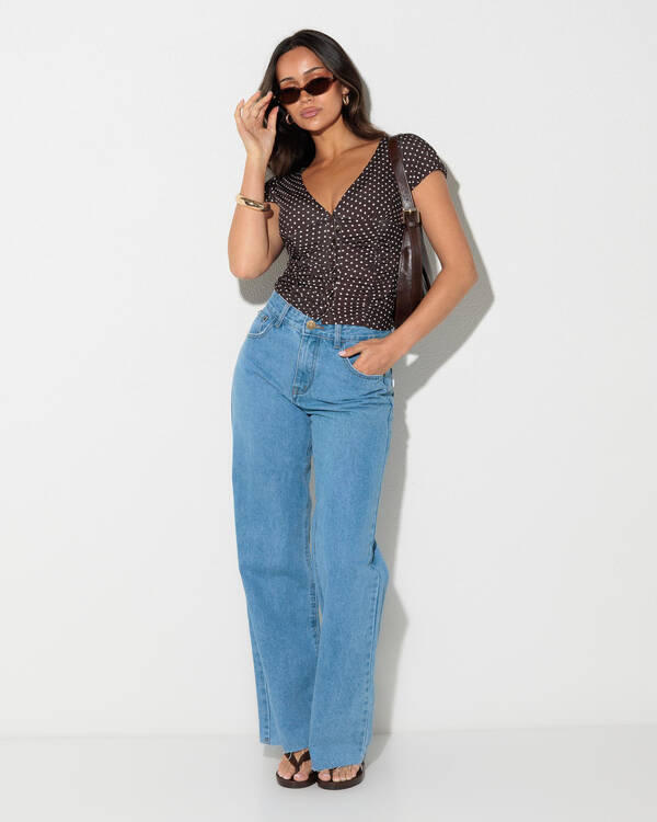 DESU Alice Straight Leg Jeans for Womens