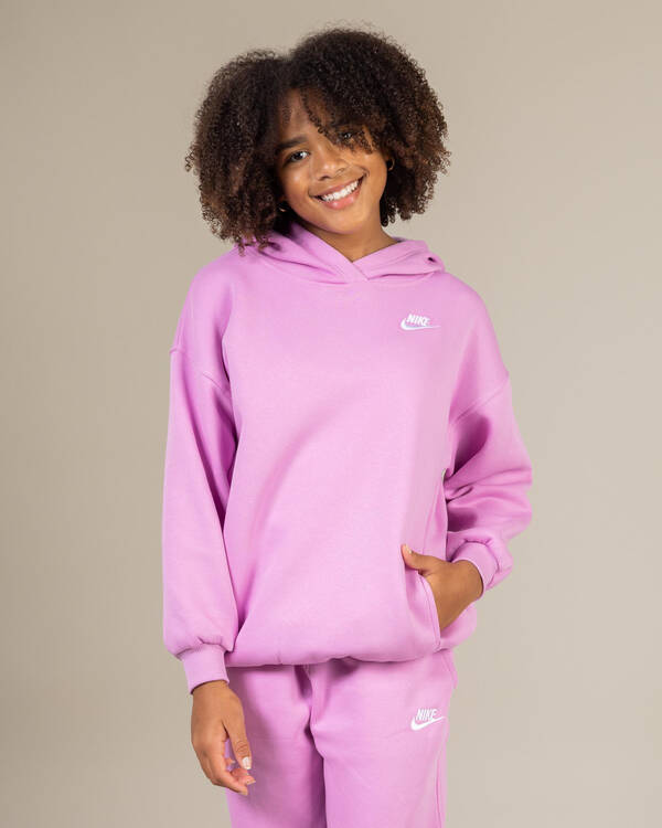 Girls' Oversized Pullover Hoodie