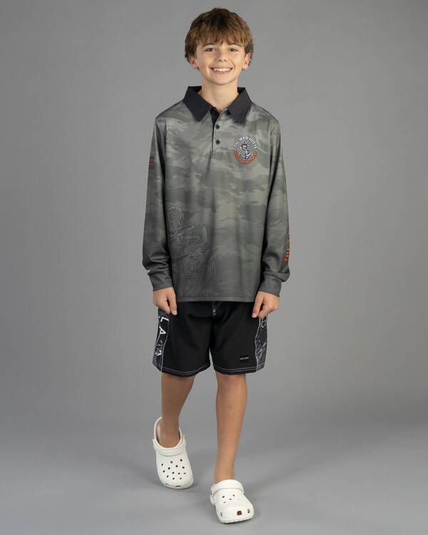 The Mad Hueys Boys' Anchor Management Fishing Shirt for Mens