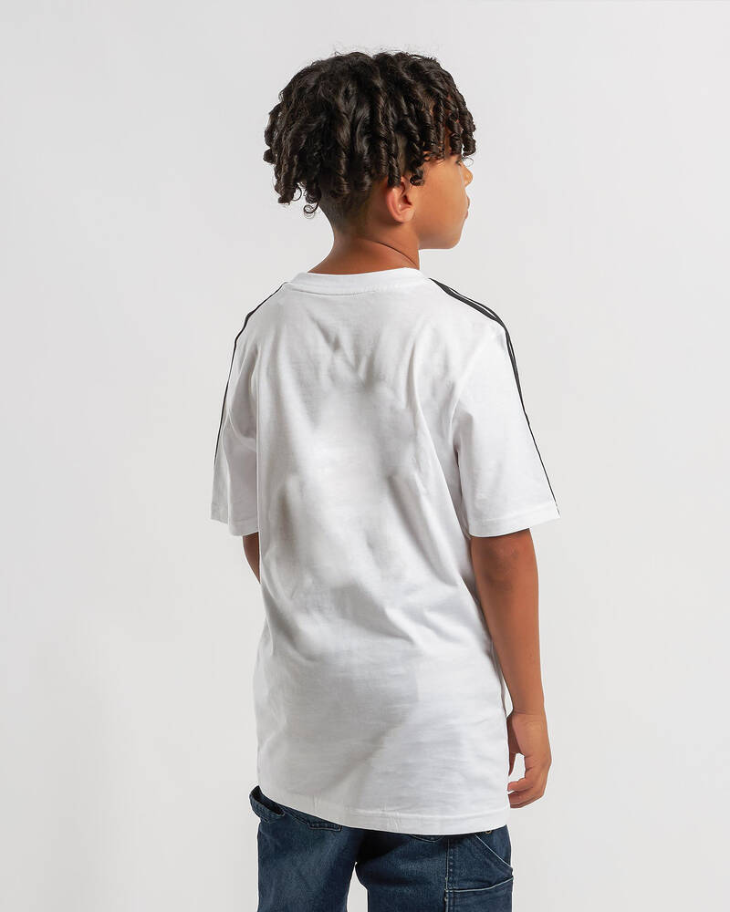 adidas Boys' 3 Stripe T-Shirt for Mens