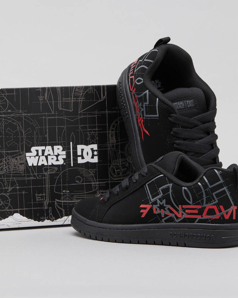 DC Shoes Boys' Star Wars Court Graffik Shoes for Mens