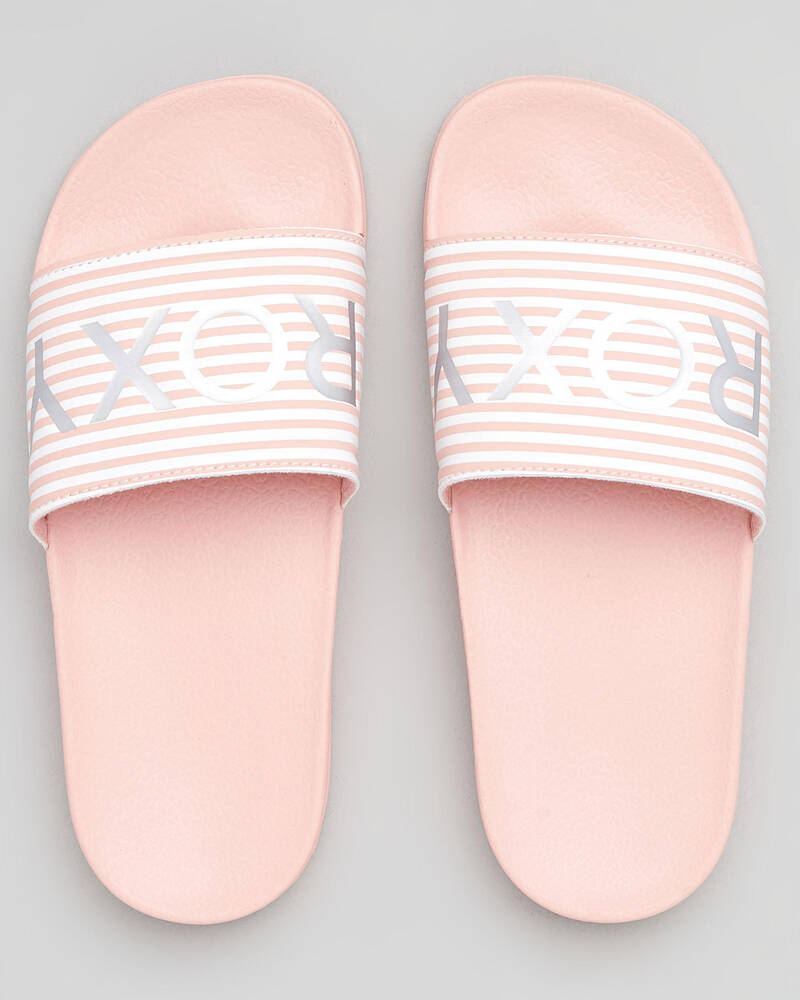 Roxy Girls' Roxy Slippy Slide Sandals for Womens