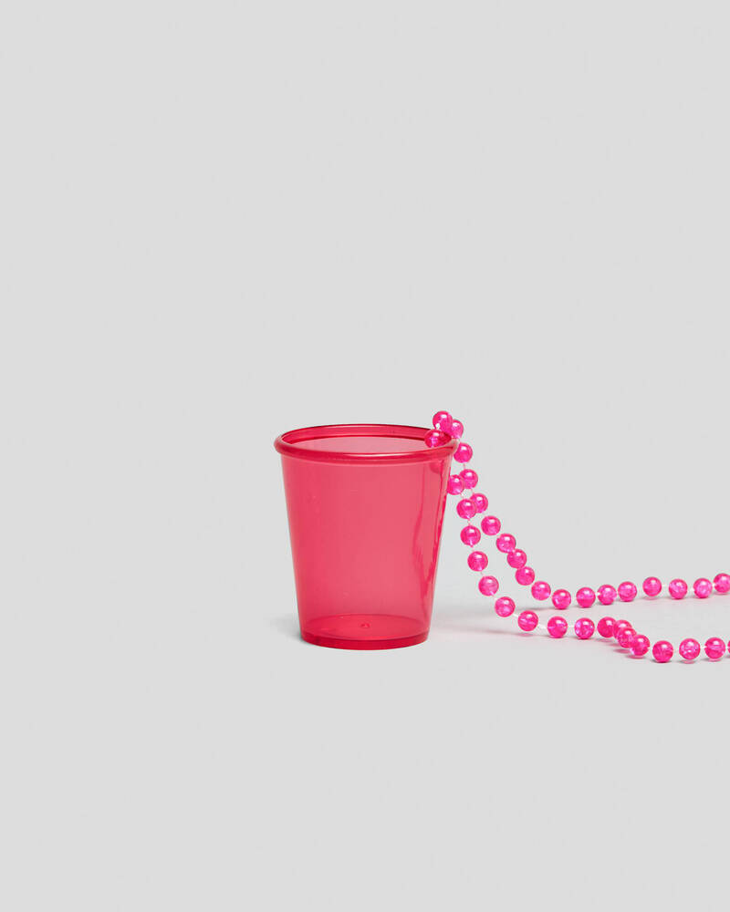 Get It Now Shot Glass Party Necklace for Unisex