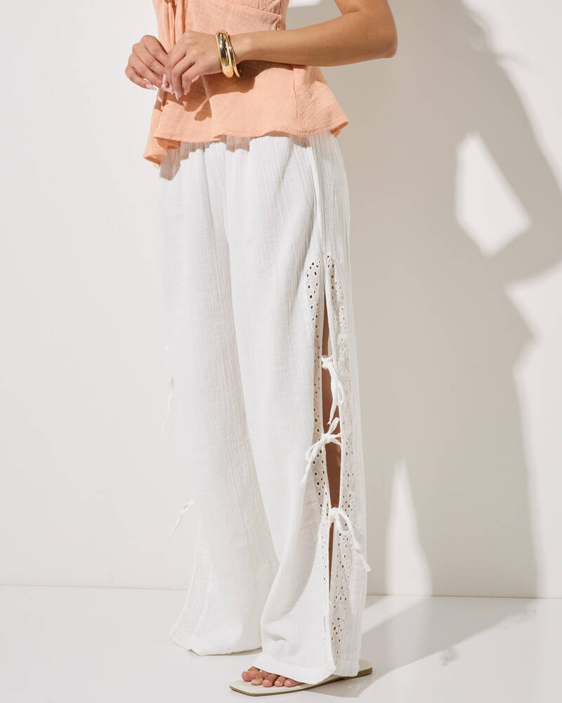 Brixton Seaside Eyelet Pants for Womens