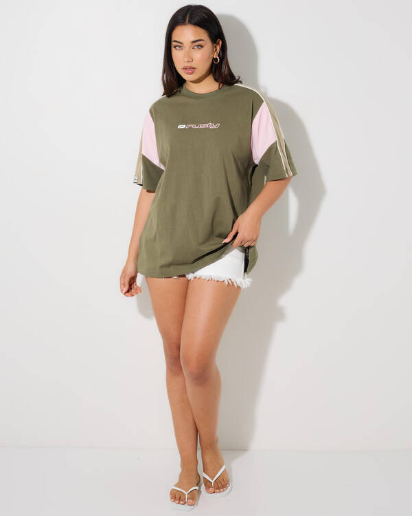 Rusty New Break 220 Oversized Tee for Womens
