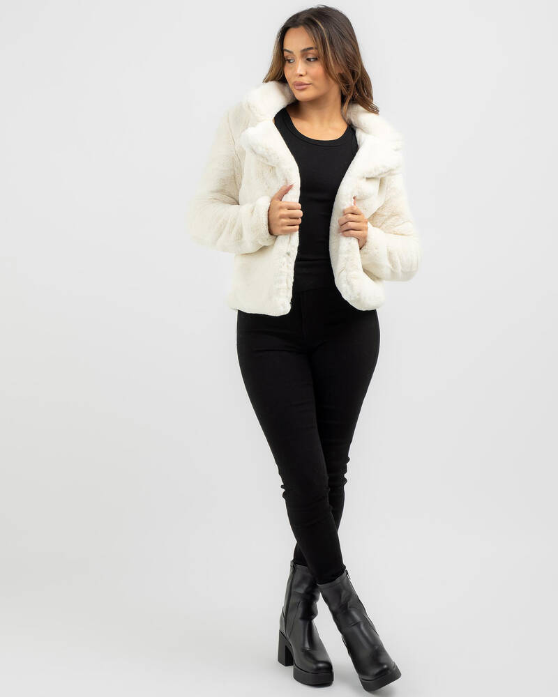 Ava And Ever Bambie Faux Fur Jacket for Womens