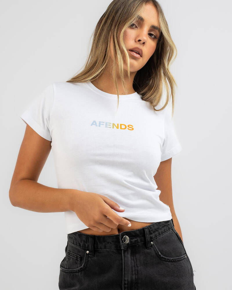 Afends World Baby Tee for Womens