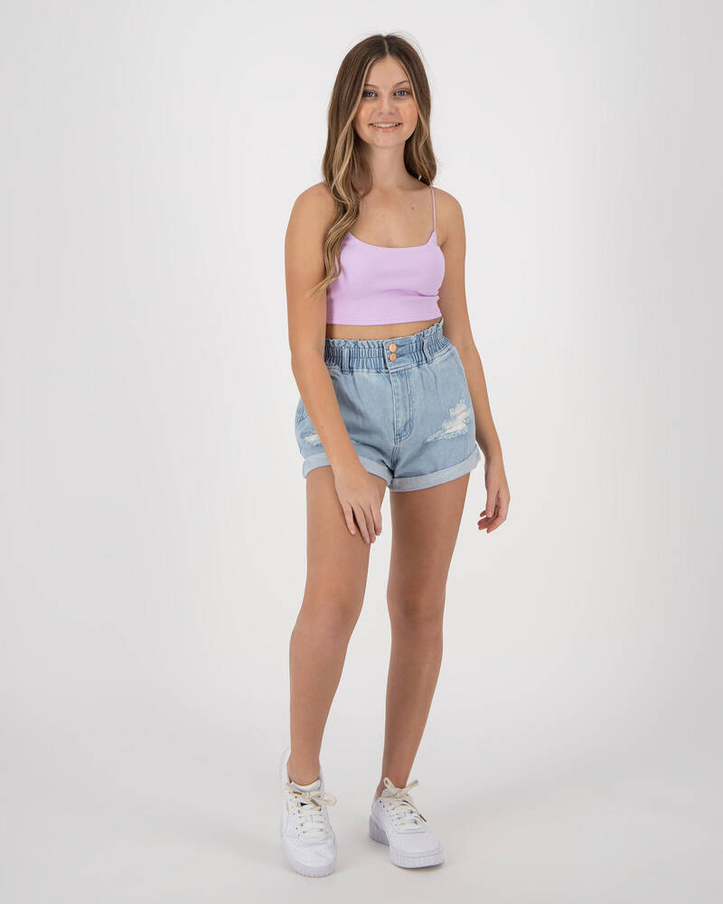 Mooloola Girls' Moss Crop Top for Womens