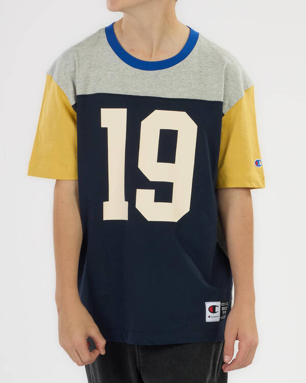 Champion Boys' Colour Block T-Shirt for Mens
