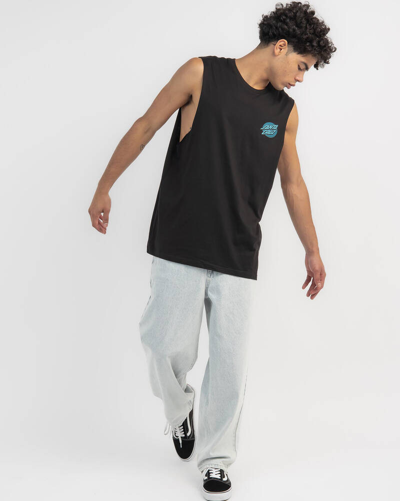 Santa Cruz Street Creep Hand Muscle Tank for Mens