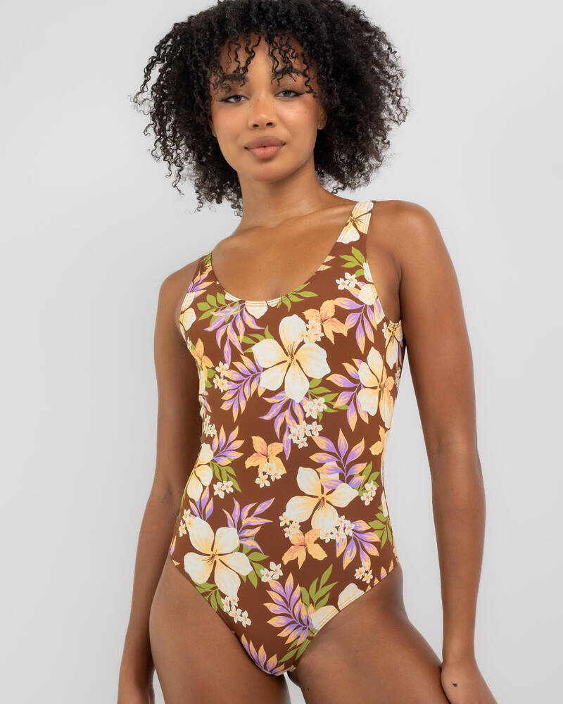 Billabong Jungle Bliss Retro One Piece Swimsuit for Womens