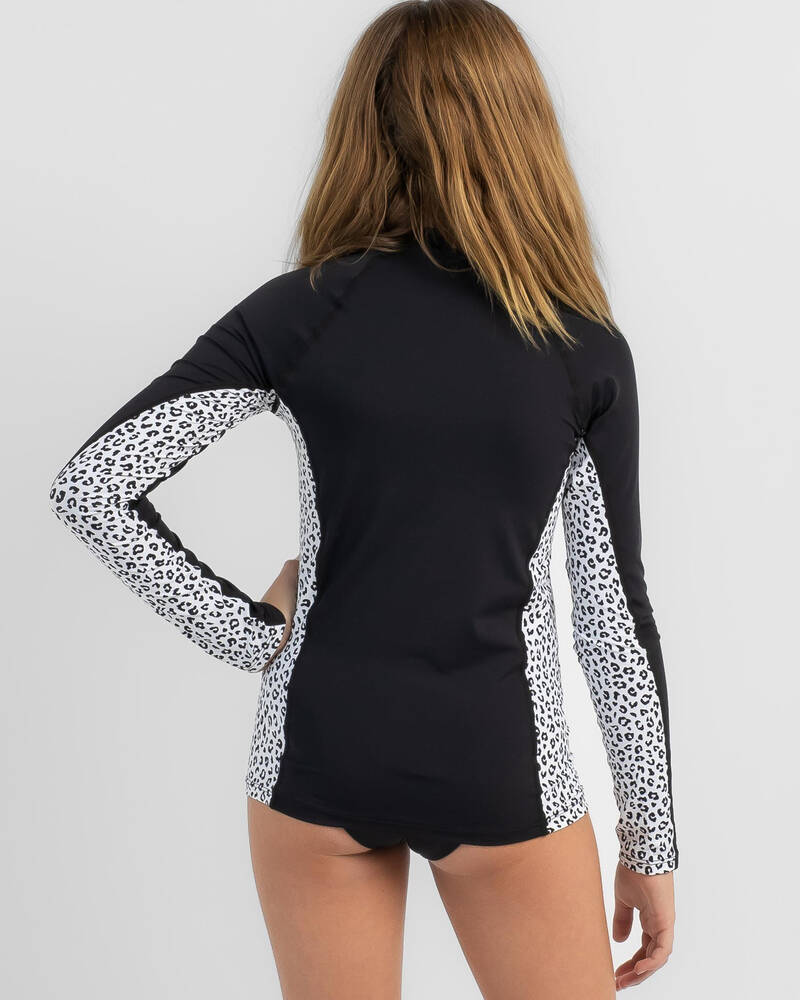 Kaiami Girls' Sassy Long Sleeve Rash Vest for Womens