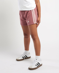 adidas Girls' 3 Stripe Shorts for Womens image number null