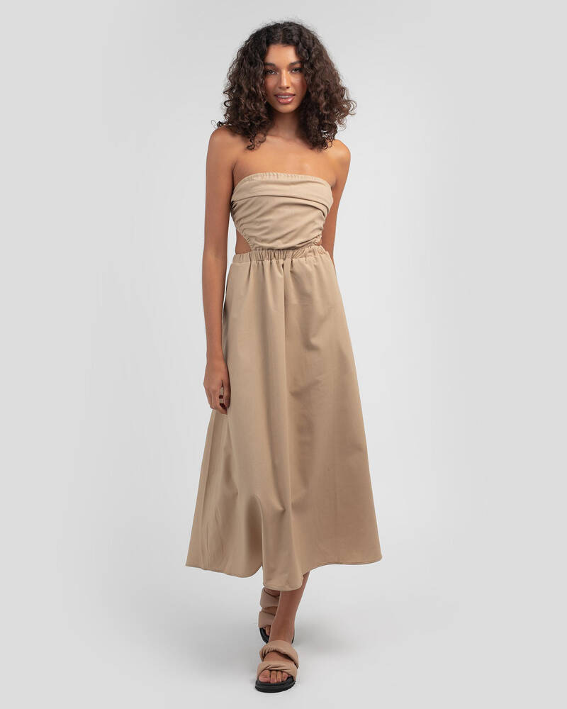 Pink Diamond Tay Midi Dress for Womens