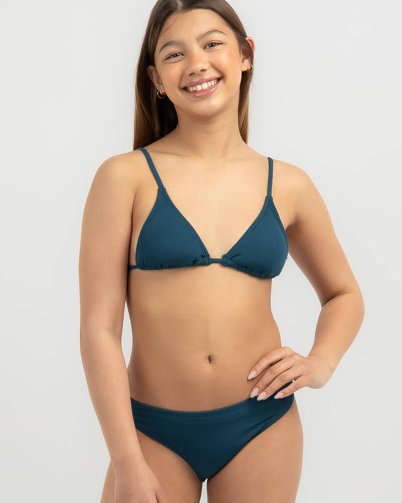 Topanga Girls' Milani Fixed Triangle Bikini Set for Womens