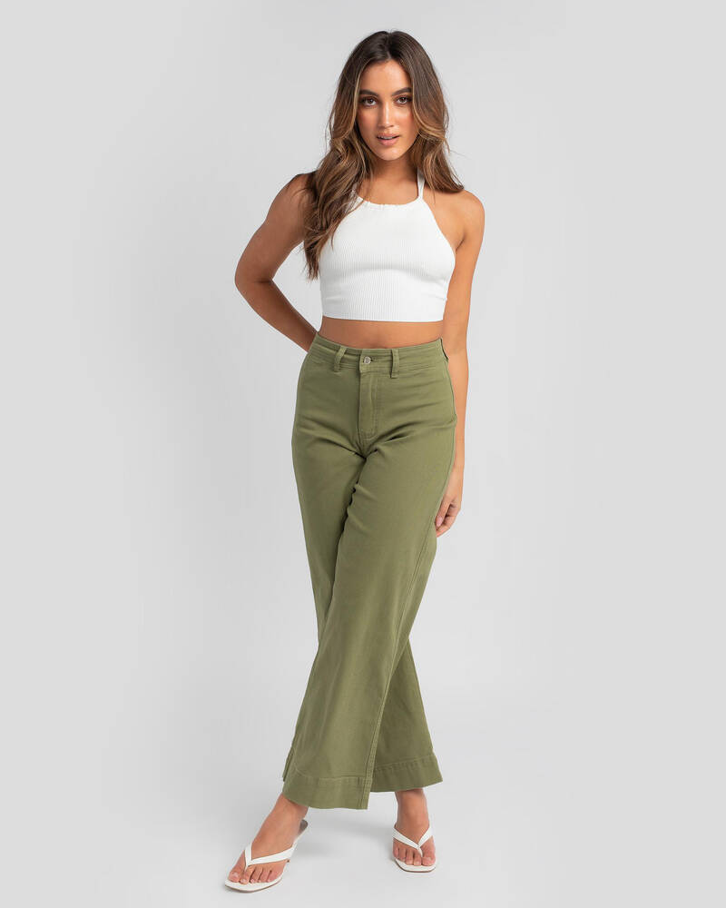 Ava And Ever Finch Knit Halter Top for Womens