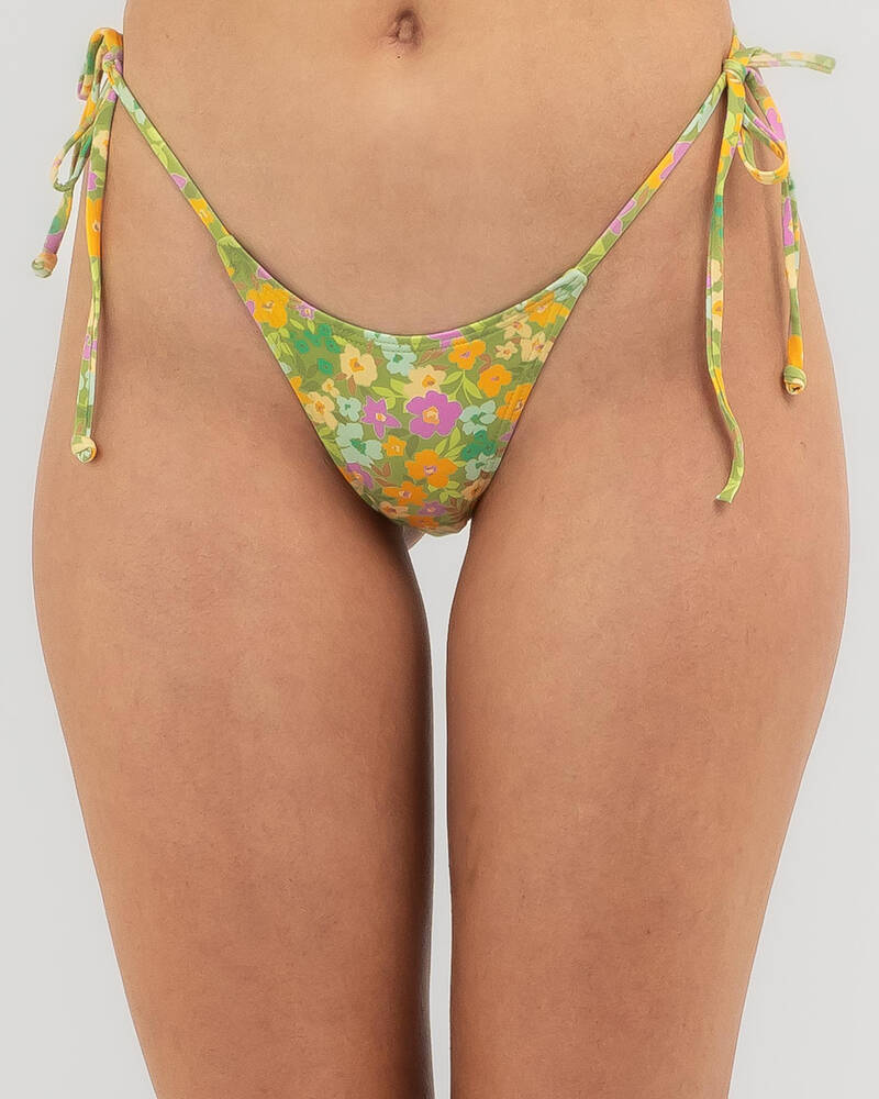 Billabong On The Bright Side Hike Tie Side Bikini Bottom for Womens