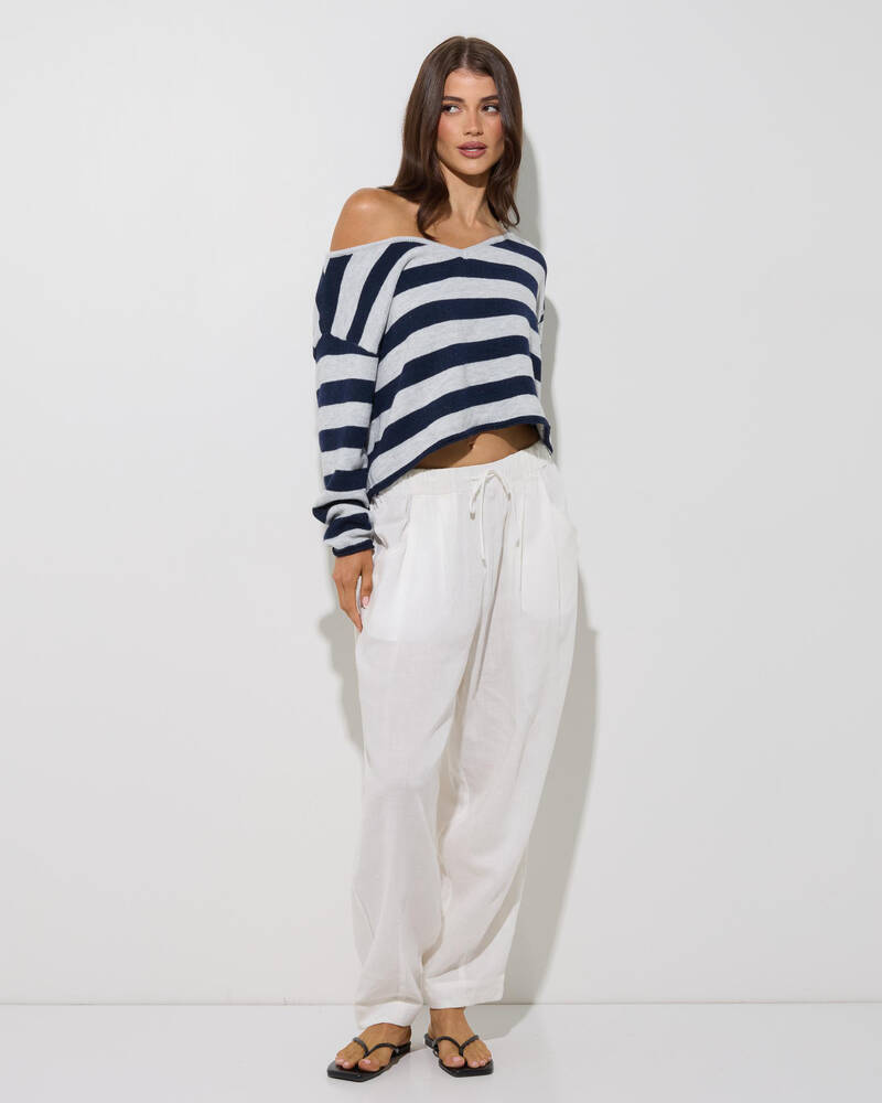 Mooloola Daphne V Neck Knit for Womens