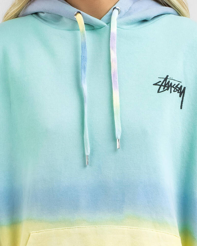 Stussy Stock Tie Dye Hoodie for Womens