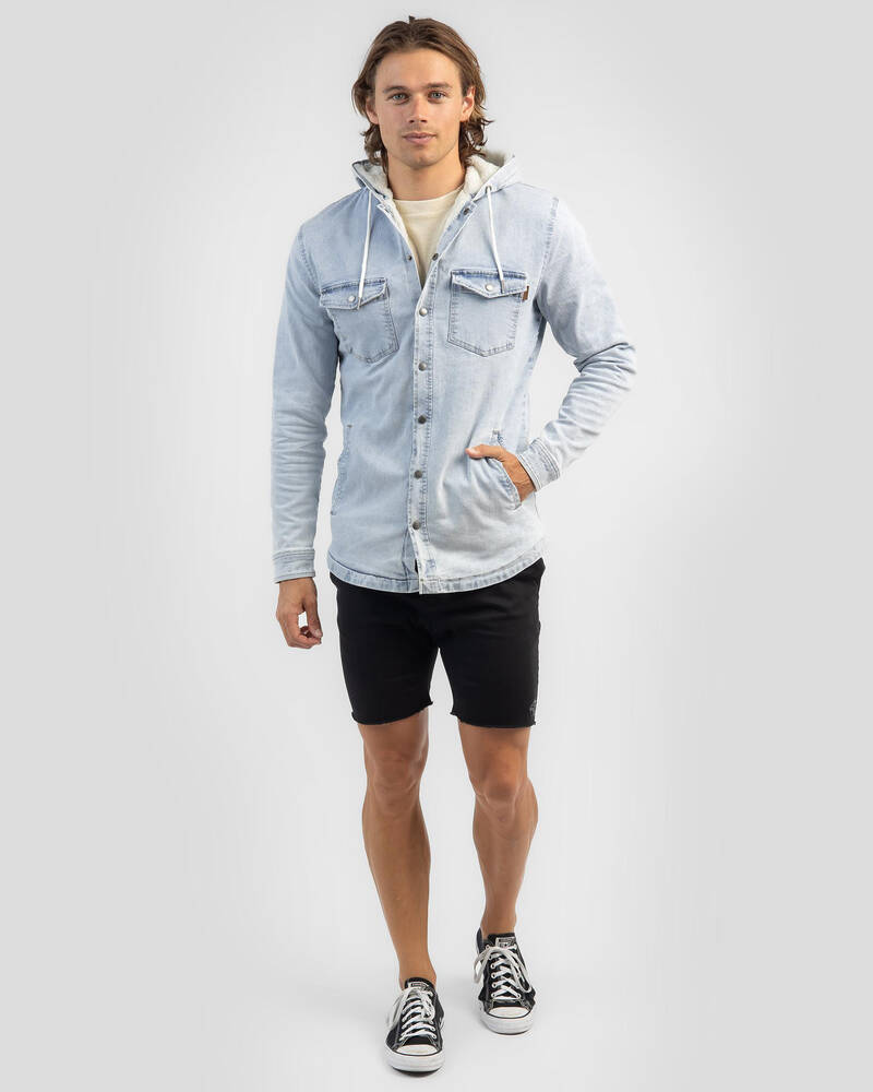 Skylark Luminary Long Sleeve Hooded Shirt for Mens