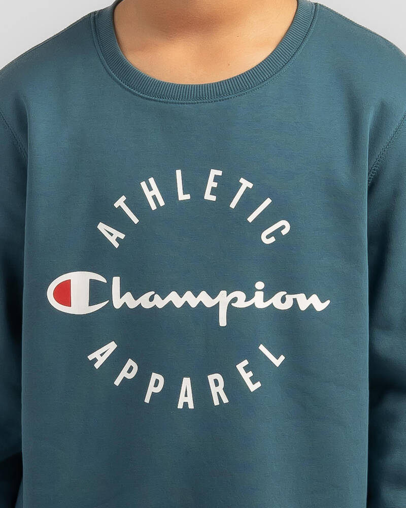 Champion Boys' Sporty Crew Sweatshirt for Mens