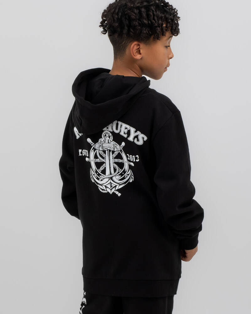 The Mad Hueys Boys' Anchor Wheel Hoodie for Mens