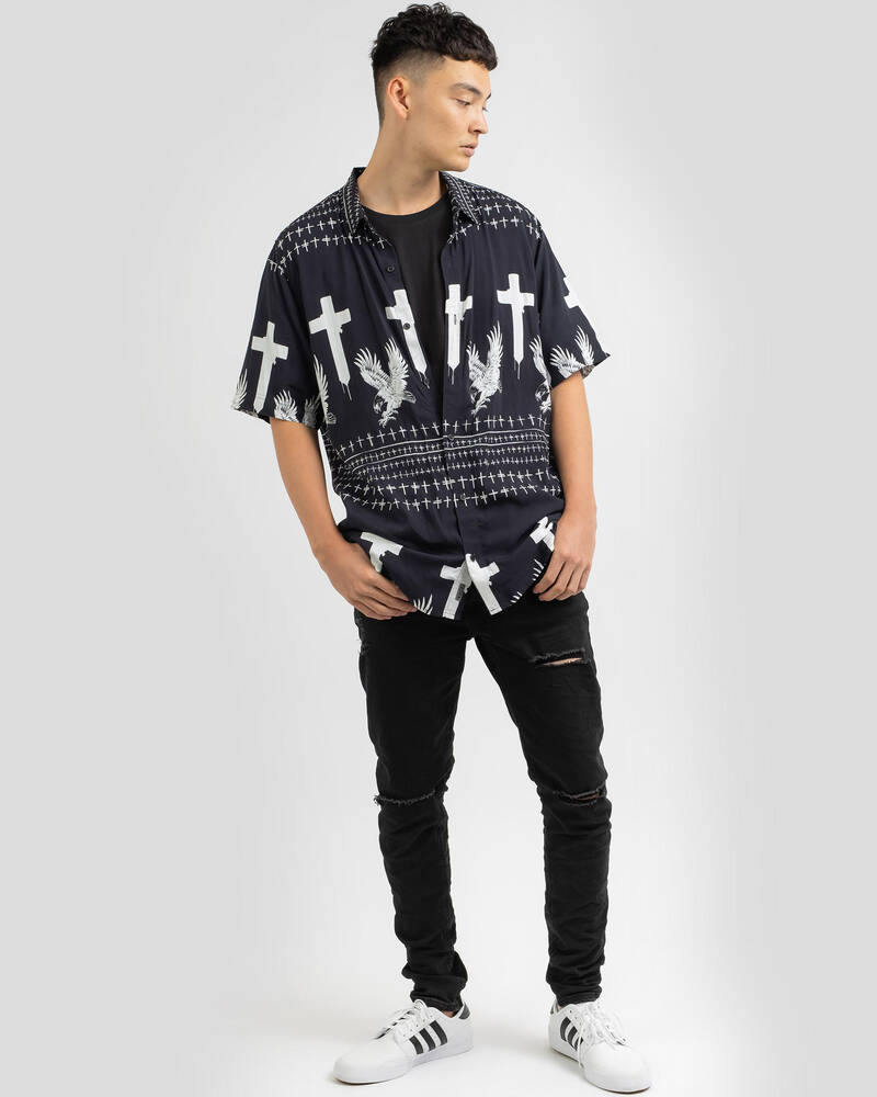 Kiss Chacey Ashes To Ashes Short Sleeve Shirt for Mens