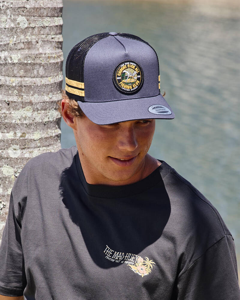 The Mad Hueys Caught Fk All Trucker Cap for Mens