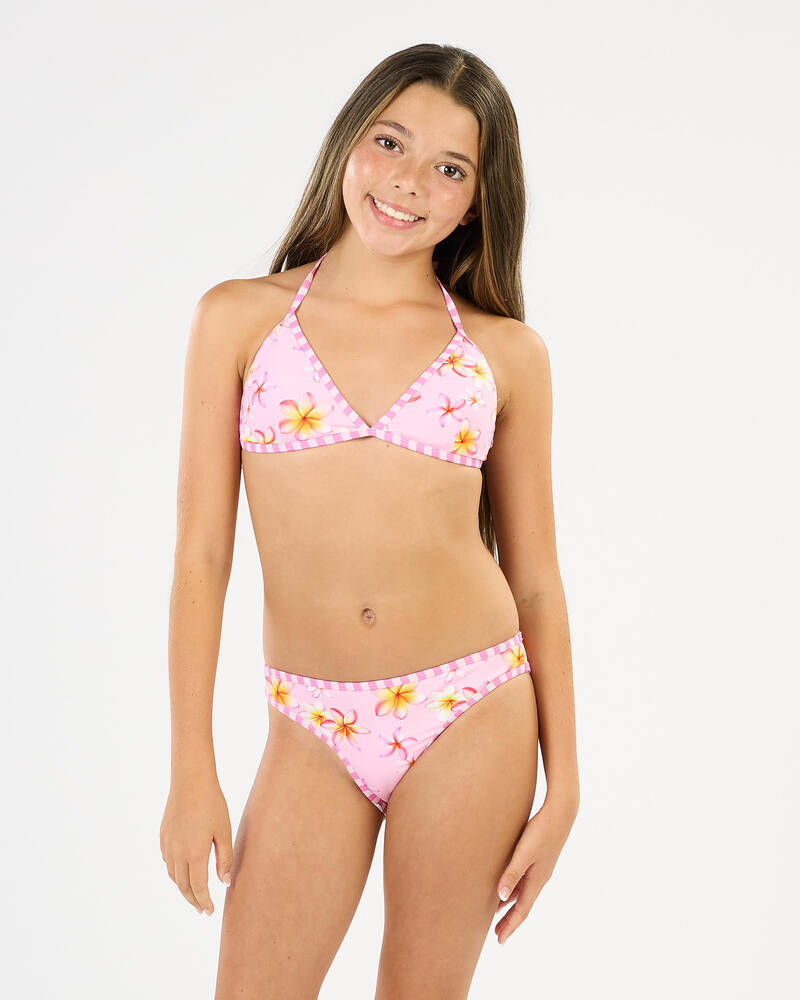Kaiami Girls' Aurelie Fixed Triangle Bikini Set for Womens