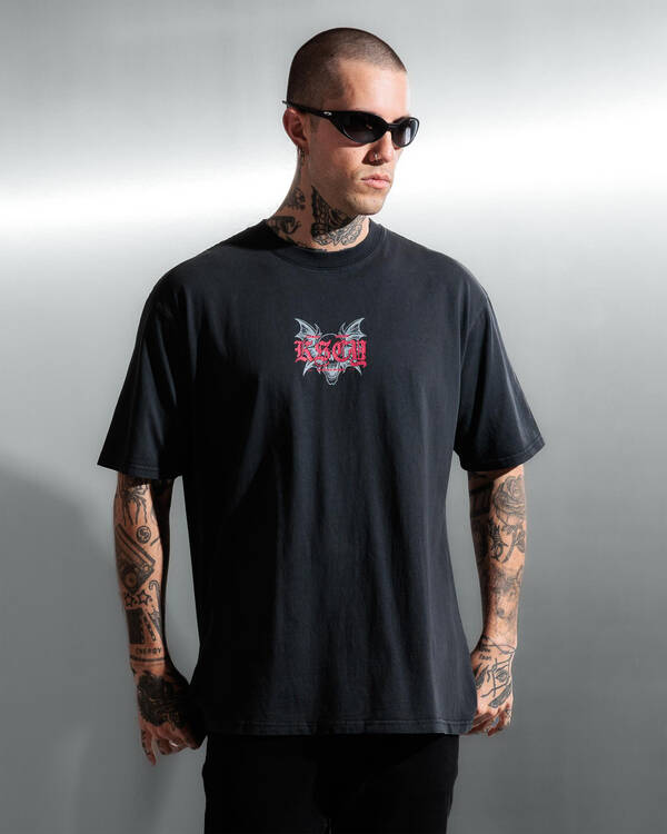 Kiss Chacey Underground Box Fit T-Shirt for Mens