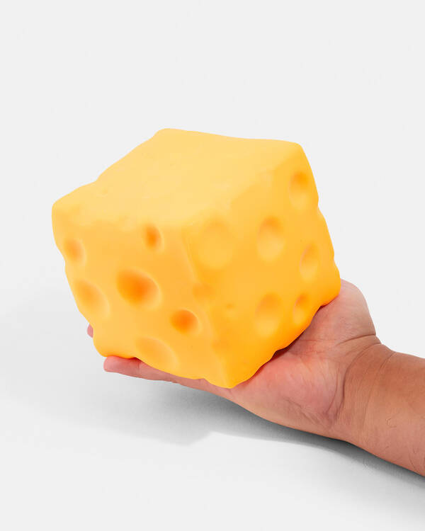 Smooshos Jumbo Cheese Squishy Fidget Toy for Unisex
