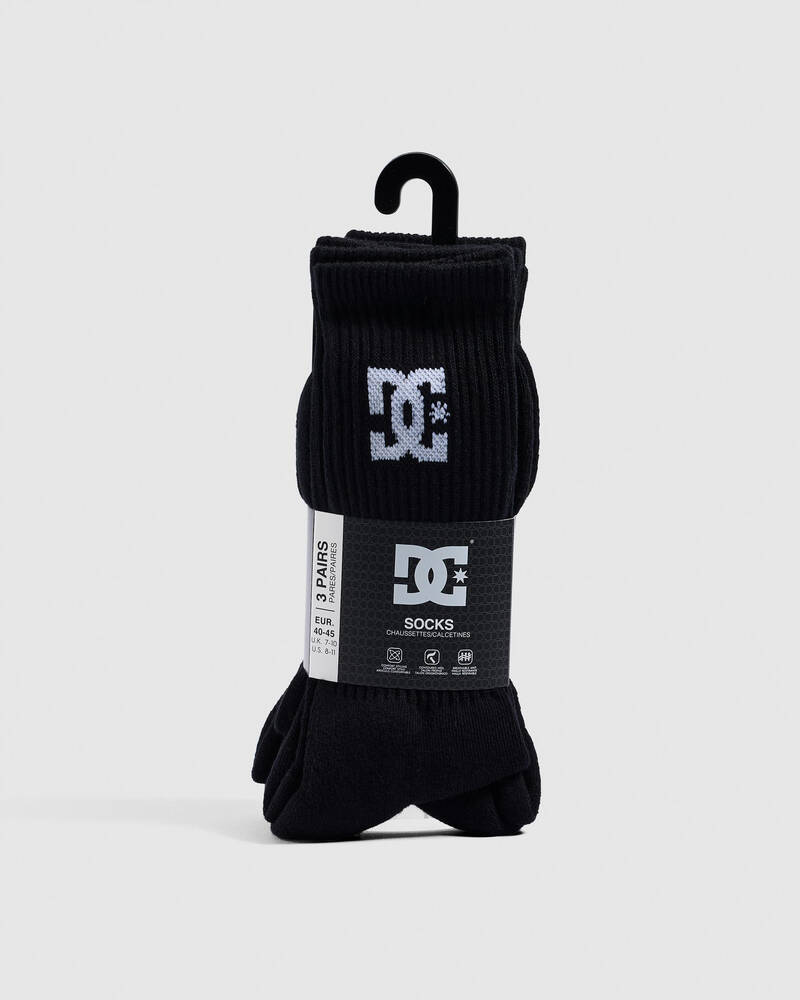 DC Shoes SPP Crew Socks 3 Pack for Mens