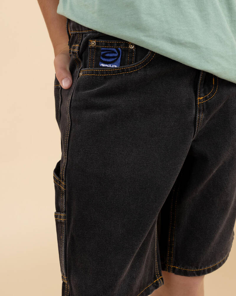 Rip Curl Boys' Hyped Up Denim Walk Shorts for Mens