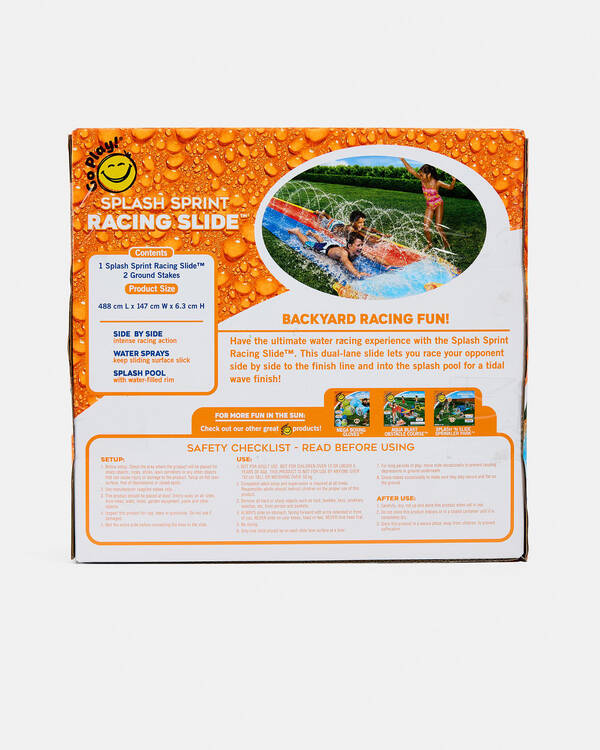 Go Play! Splash Sprint Racing Slide for Unisex