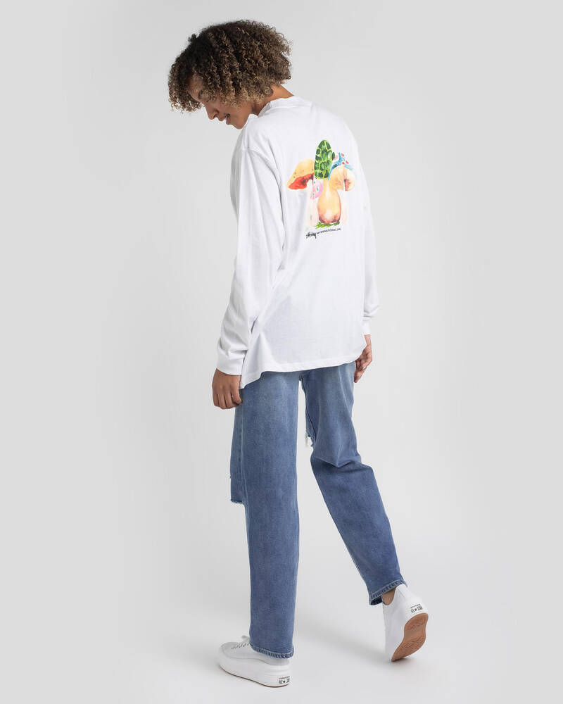 Stussy Shrooms OS Long Sleeve T-Shirt for Womens
