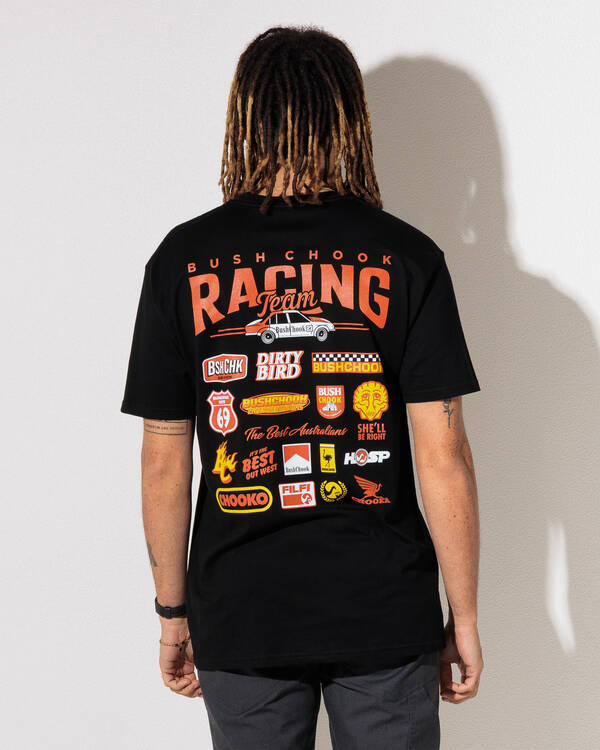 Bush Chook Sponsor T-Shirt for Mens