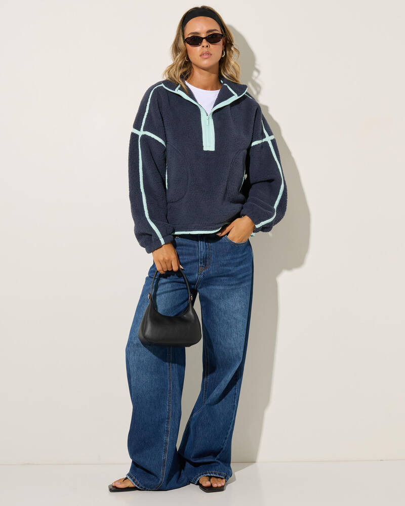 Mooloola Summit Quarter Zip Polar Fleece for Womens