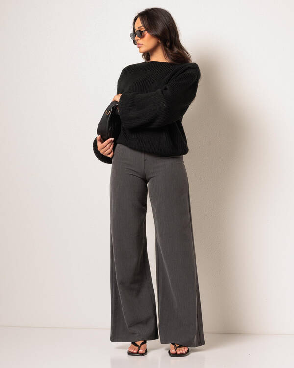 Mooloola Vortex Crew Neck Knit Jumper for Womens