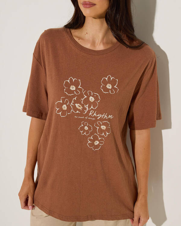 Rhythm Lulu Floral Oversized T-Shirt for Womens