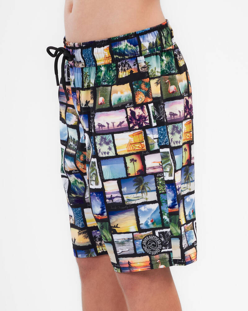 Jacks Boys' Holiday Mode Elastic Waist Shorts for Mens