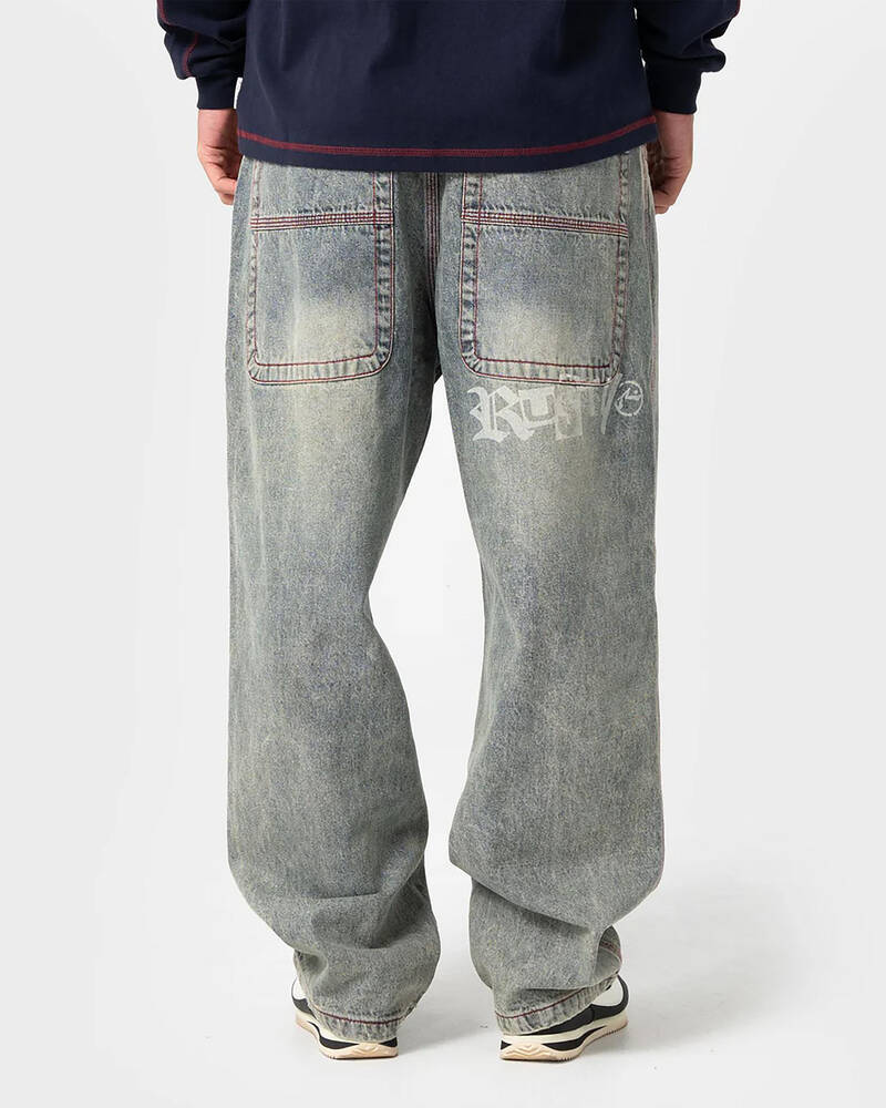 Rusty Redemption Baggy Jeans for Mens