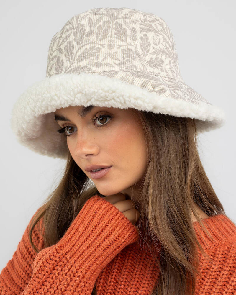 Mooloola Bonita Cord Bucket Hat for Womens