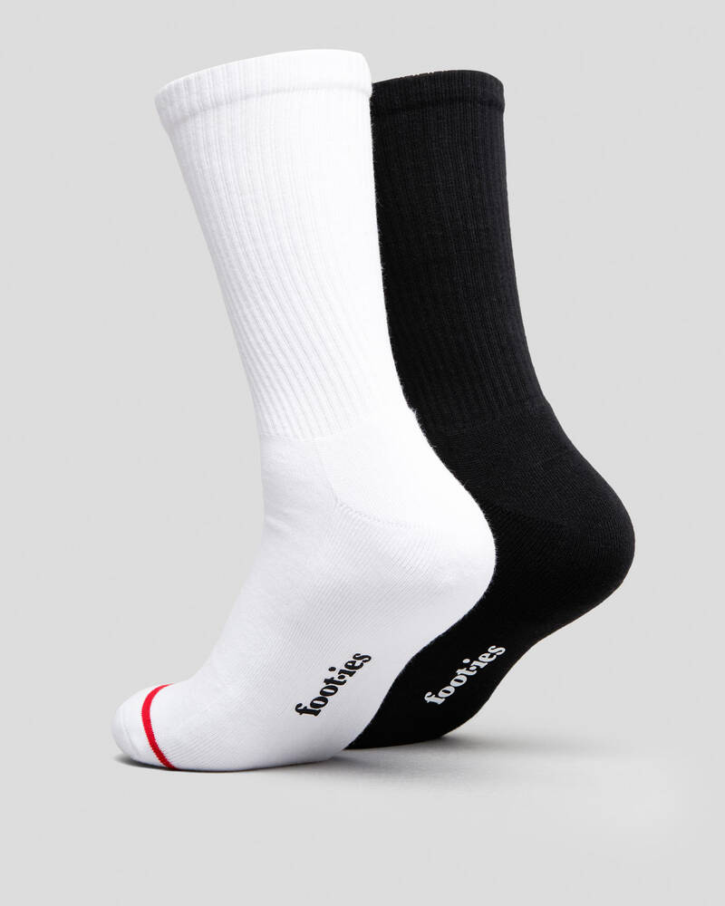 FOOT-IES Pride Sneaker Socks 2 Pack for Mens