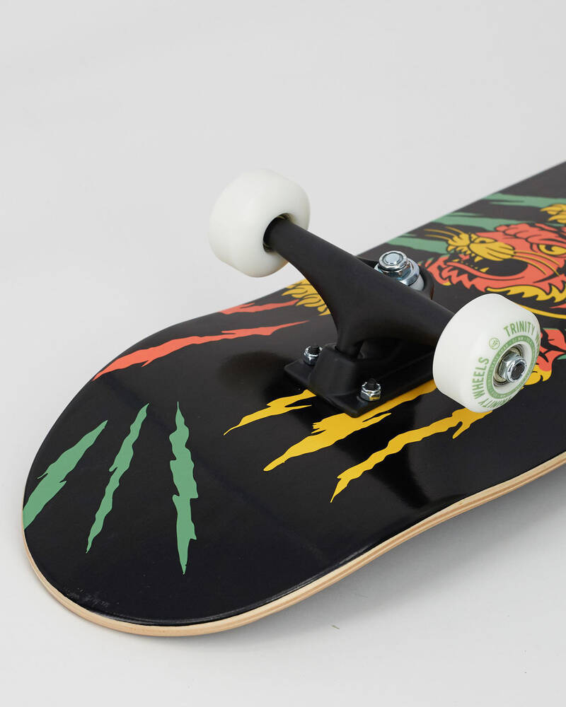 Trinity Distributions Complete 8.0" Tiger Black Skateboard for Mens
