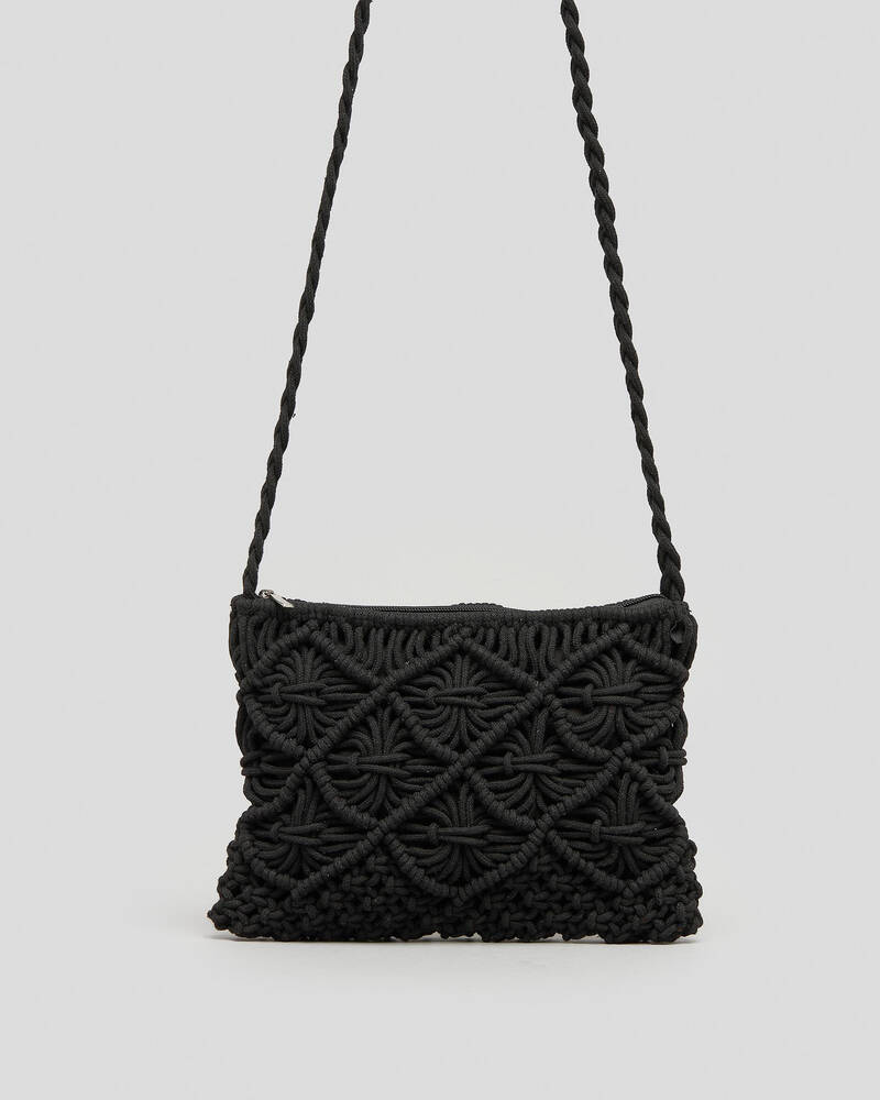 Mooloola Freeda Macrame Crossbody Bag for Womens