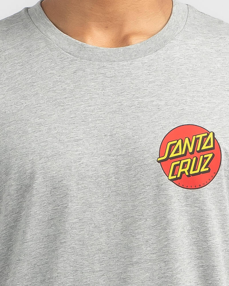 Santa Cruz Classic Dot Chest T-Shirt for Mens
