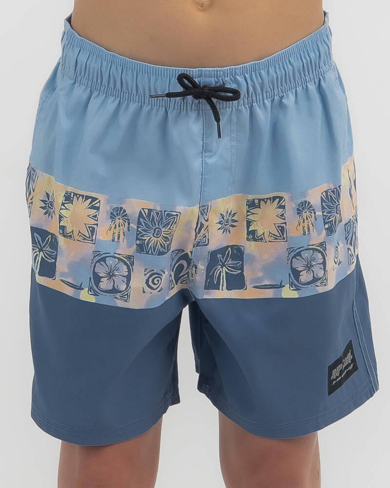 Rip Curl Boys' Pure Surf Block Volley for Mens