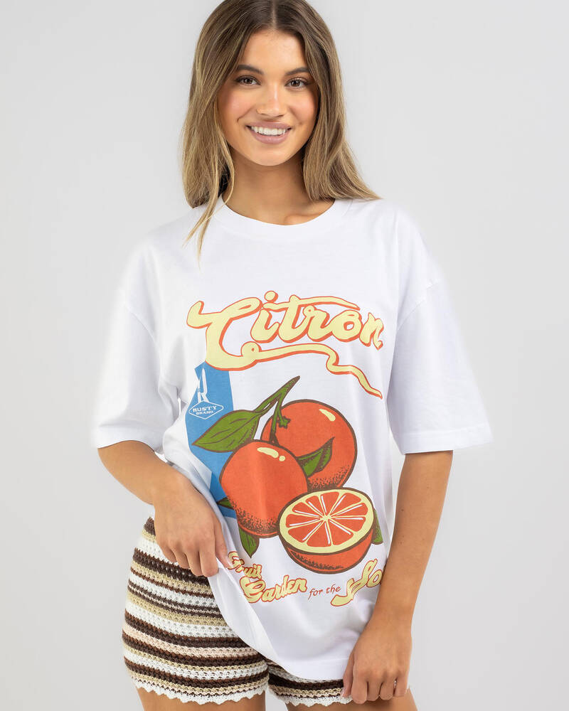 Rusty Citron Oversize T-Shirt for Womens