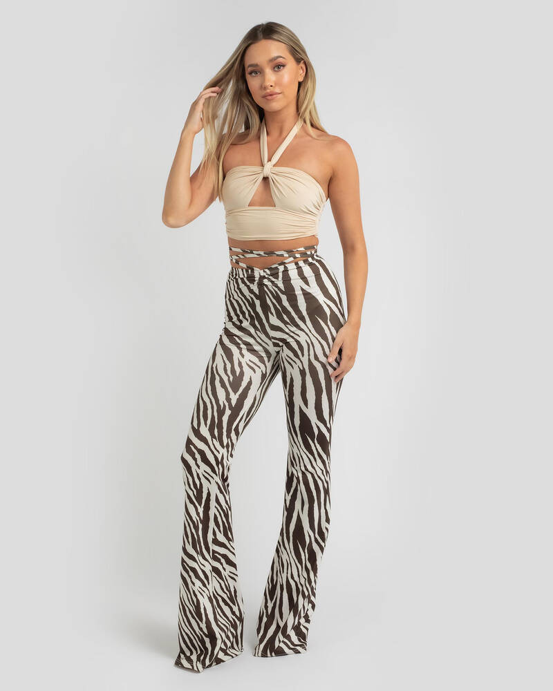 Mooloola Date Night Halter Top for Womens