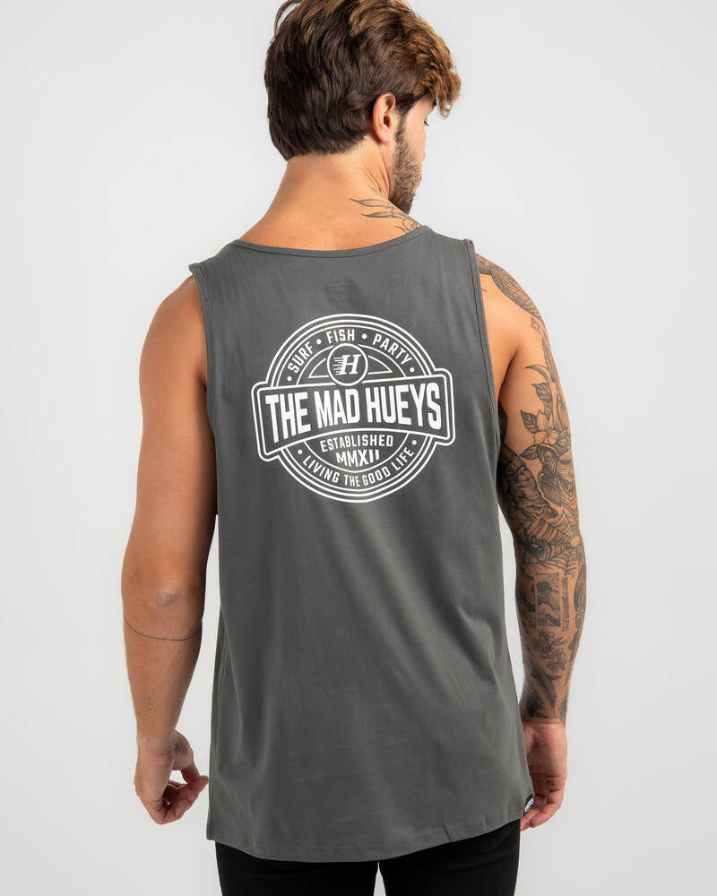 The Mad Hueys Huey Life Singlet for Mens